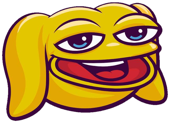 Andy laughing face sticker